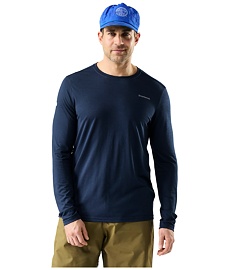 Мъжка тениска SMARTWOOL M BEARLY PLAID ACTIVE LONG SLEEVE GR